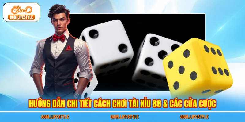 Hướng dẫn chi tiết cách chơi Tài Xỉu 88 & các cửa cược